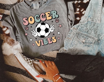 Retro Soccer Vibes | DTF Transfer | Direct to film transfer | Ready to press | Soccer Transfer