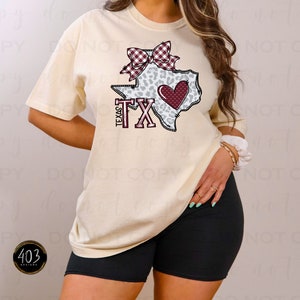 Texas Leopard Print | DTF Transfer | Direct to film transfer | Ready to press | Doodle States Transfer