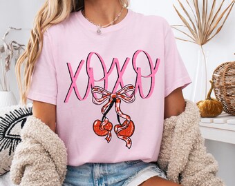 XOXO Cherries | DTF Transfer | Direct to film transfer | Ready to press | Valentine's Day Transfer