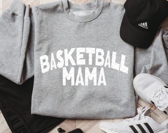 Basketball Mama White | DTF Transfer | Direct to film transfer | Ready to press | Basketball Transfer