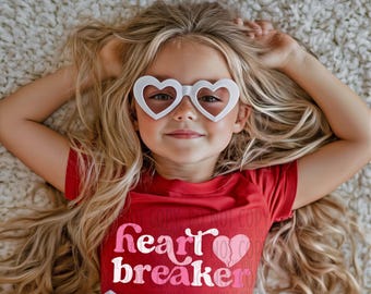 Heartbreaker Pink | DTF Transfer | Direct to film transfer | Ready to press | Valentine's Day Transfer