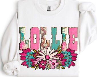 Western Floral Lollie | DTF Transfer | Direct to film transfer | Ready to press | Western Transfer