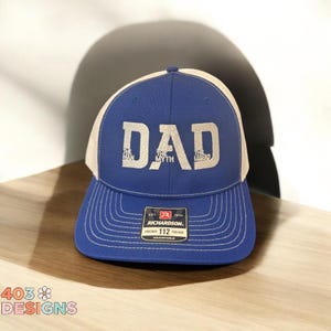 Dad The Man The Myth The Legend Hat – Embroidered Richardson 112 Trucker Hat, Gift for Dad, Mesh Snapback Cap, Father’s Day Hat