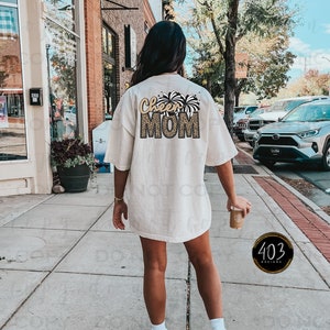 Cheer Mom Leopard | DTF Transfer | Direct to film transfer | Ready to press | Cheer Transfer
