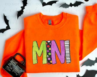 Halloween Name- Mini | DTF Transfer | Direct to film transfer | Ready to press | Halloween Fall Transfer