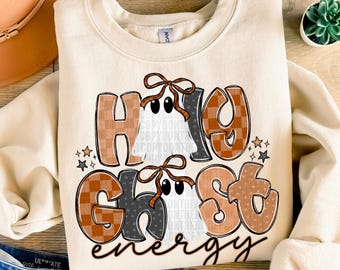 Holy Ghost Energy | DTF Transfer | Direct to film transfer | Ready to press | Halloween Transfer