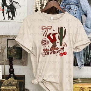 Yeehaw Cowboy Dark Skin | DTF Transfer | Direct to film transfer | Ready to press | Western Transfer
