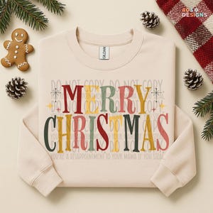 Vintage Merry Christmas | DTF Transfer | Direct to Film Transfer