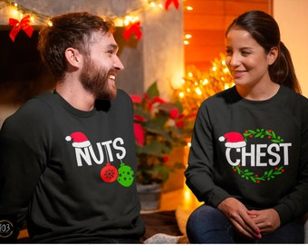Chest Nuts | DTF Transfer | Direct to film transfer | Ready to press | Christmas Transfer