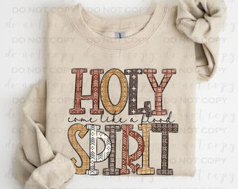 Holy Spirit | DTF Transfer | Direct to film transfer | Ready to press | Faith Transfer