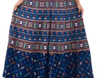 Harem Pants in Boho Dress type Yoga Pants mix Palazzo Pants India Wide Leg Trousers Gypsie Dress Blue Brown Festival Clothing Elephant Pants