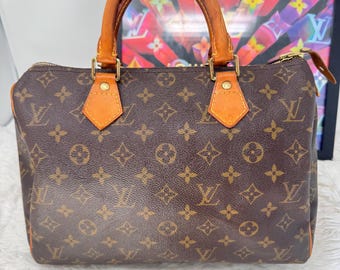 Authentic Louis Vuitton Monogram Speedy 30/LV bag/