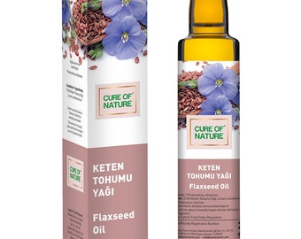 Flax seed Oil, %100 Flaxseed Oil, Linum usitatissimum, Natural Oils