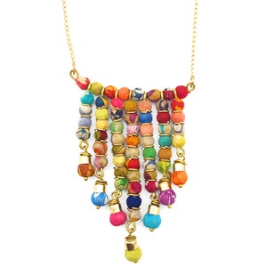 Aasha Dangling Beads Long Necklace image 2