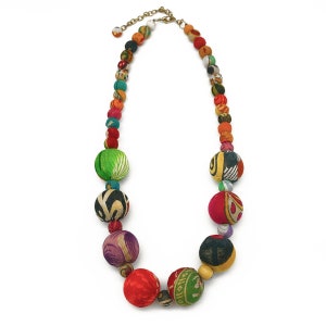 Aasha Spaced Large Beads Necklace image 2