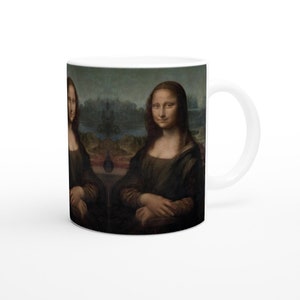 Leonardo Da Vinci: Mona Lisa (La Gioconda) 11oz keramische mok. Fine Art Mok / Cup. Ideale cadeau koffie / thee mok
