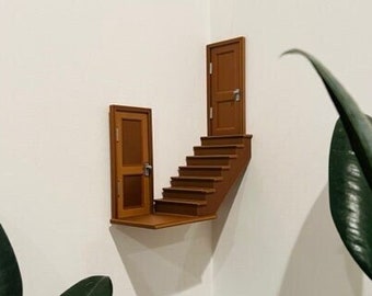 Miniature Staircase Wall Mount