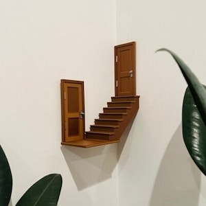 Miniature Staircase Wall Mount