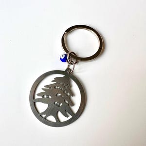 The Cedar of Lebanon Keychain ; Lebanese Keychain, Cedar Keychain