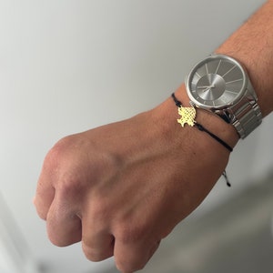 Lebanon gift / Lebanese Bracelet / Cedar of Lebanon adjustable Bracelet Gold Plated 18K UNISEX /  Lebanese Decor
