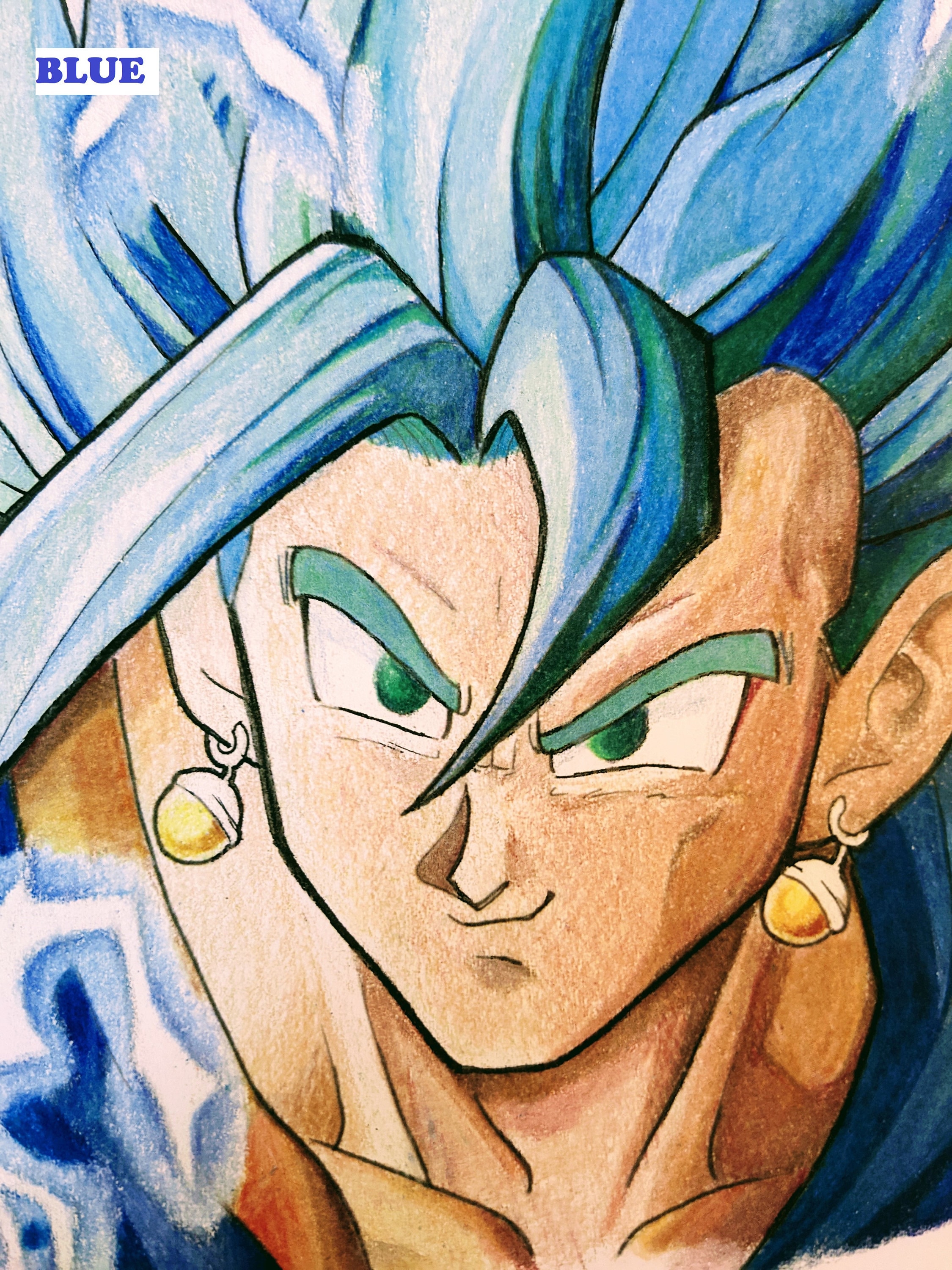 Goku super sayajin blue 2  Dragon ball z, Dragon ball painting, Dragon  ball art