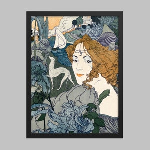 Nouveau Retour (1897) by Georges de Feure. Vintage Art (Print)