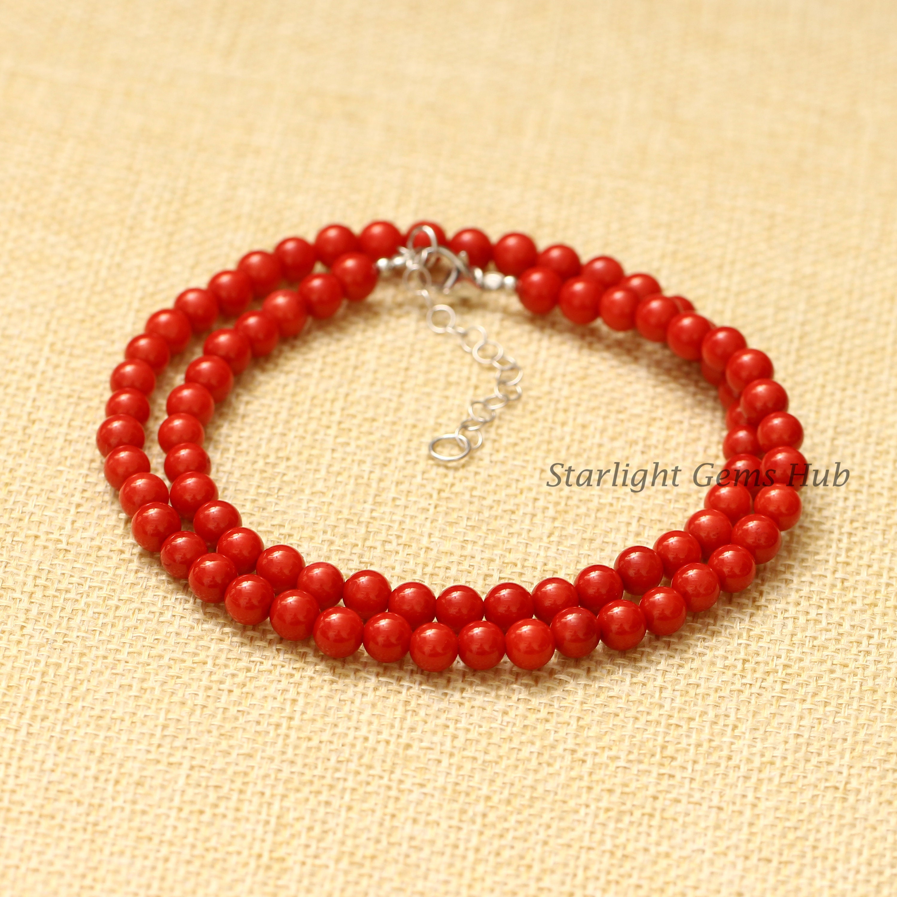 Perline Ramo Di Corallo Rosso Pietra Preziosa Sciolta Corallo - Foto 7