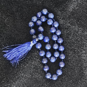 Tasbih 33 Prayer Beads Natural Lapis Lazuli Tasbih, 33 Tasbih, Japa Mala, Islamic Prayer Tasbih, Lapis Tasbih prayer mala Healing mala