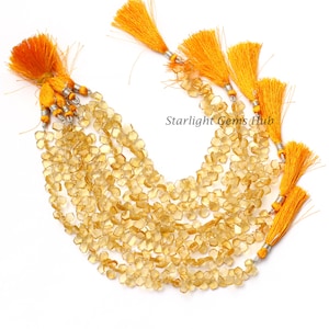 Natural Yellow citrine loose beads Strand Fancy Yellow Citrine beads Citrine stone Jewelry AAA Citrine Beads Jewelry making beads 8&quot; Strand