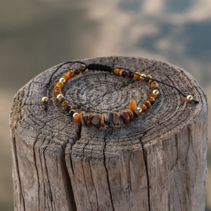 Tiger Eye Energy Bracelet*Special Friendship Bracelet* Yoga Bracelet* Spiritual Gift*Reiki Jewelry