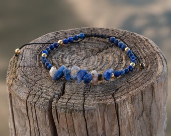 Lapislazuli Energie Armband*Besonderes Freundschaftsarmband* Yoga Armband* Spirituelles Geschenk