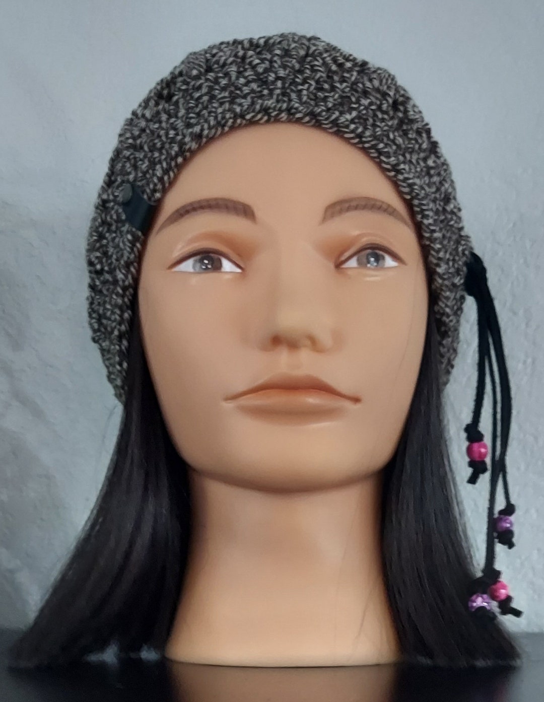 Women's Crochet Skull Hat Crochet Winter Hat Crochet Etsy