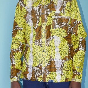 Handmade Men&#39;s African Print Shirt