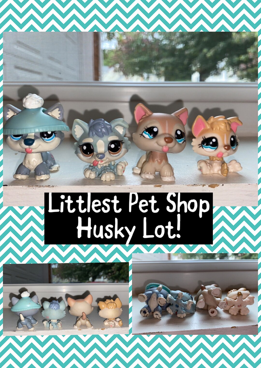 Authentic Rare Littlest Pet Shop HUSKY Edition imperfect - Etsy