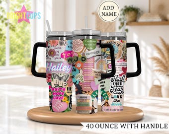 Christian teen tumbler, 40oz tumbler for teen, Baptism gift, Jesus lover cups, Bible study gift, 40 ounce cup for youth group teen girls