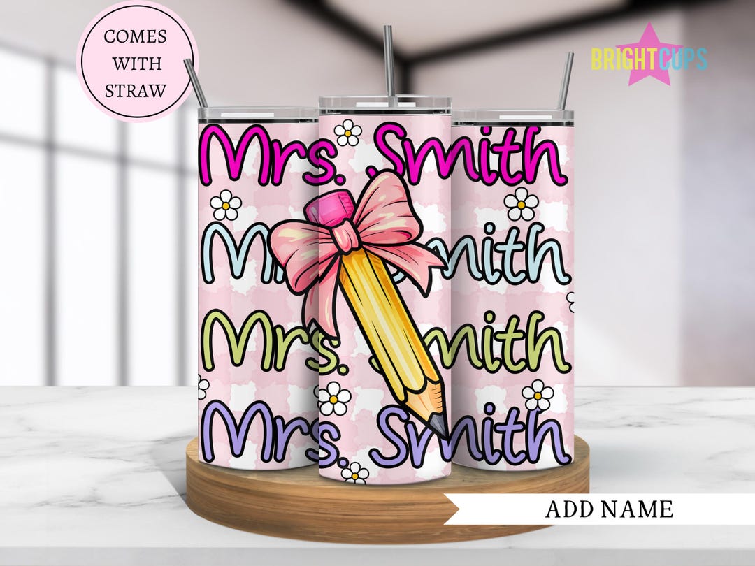 End of Year Teacher Tumbler Gift, Elementary School Teacher Cup ...