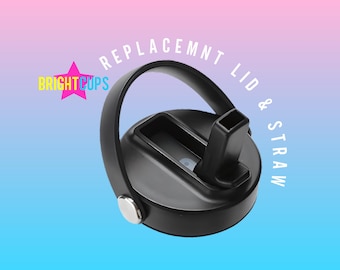 Tapa y pajita de repuesto para botella de agua Bright Cups