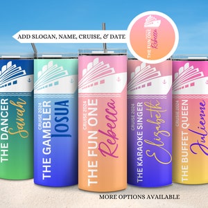 Funny vacation tumbler for family cruise, Custom cruise cup with name, Personalized family vacation cups, Custom tumbler for cruise vacation