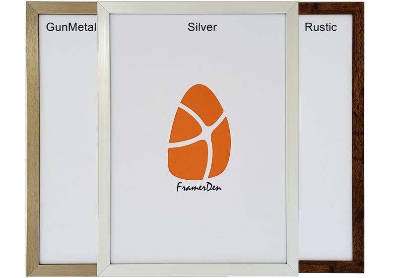 Modern Rainbow Colours Photo Frame Black White Grey Yellow Blue Orange Red Picture Poster Frames Wall Art Home Decor Gift A2 A3 A4 A5 Mount image 8