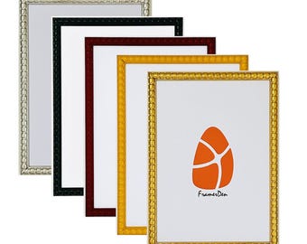 BOBBIN Beads Photo frame Modern Colours Range Picture Frame Poster Frames Wall Art Hanging Home Decor Gift A2 A3 A4 A5 with Mount