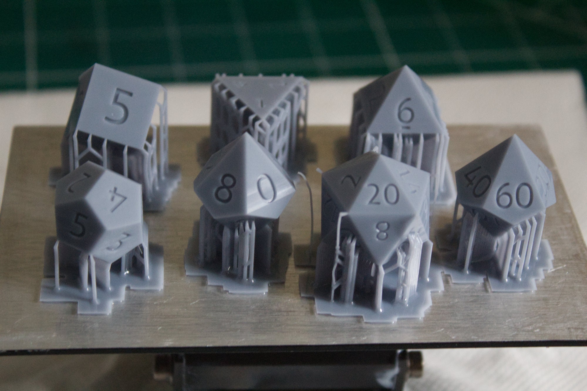 Ready to Print Master Dice Set, Polyhedral Dice Set Stl Files for 3d
