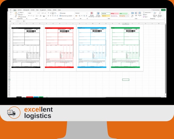 CMR Template Excel - Etsy Hong Kong
