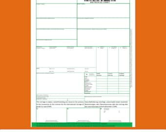 CMR Template Excel - Etsy Hong Kong