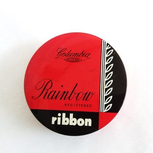 Schreibmaschinenfarbbanddose für Remington Farbband, Columbia Rainbow registriertes Schreibmaschinenfarbband,