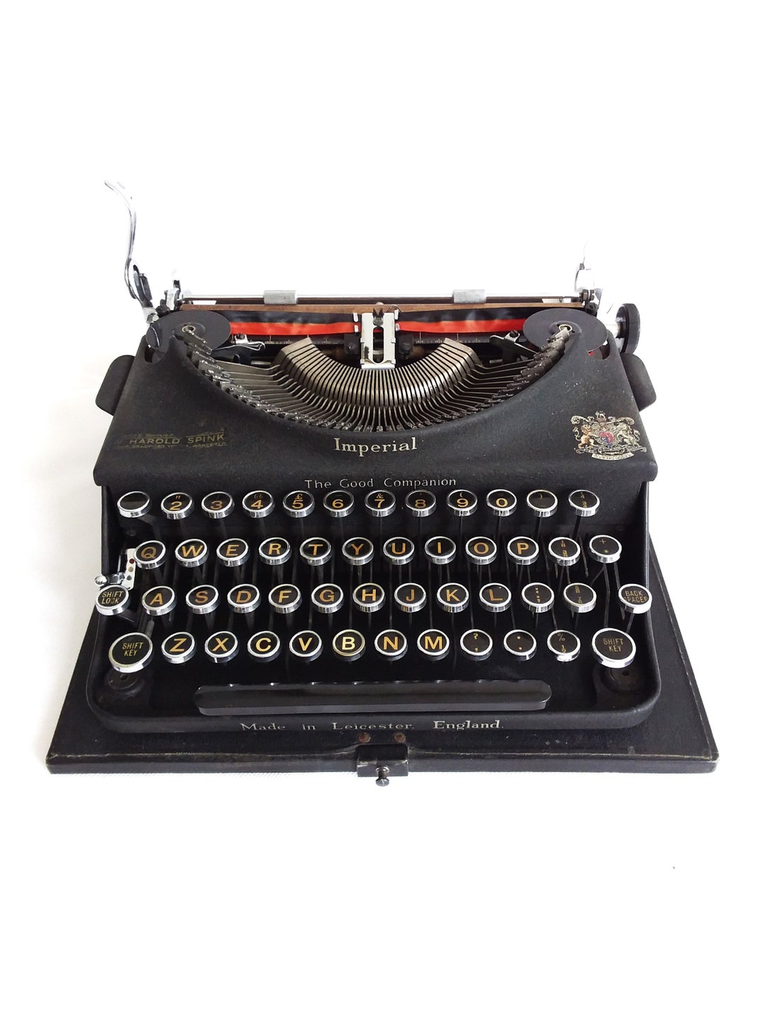 Imperial Good Companion Model 50, Working Portable Typewriter, Cast