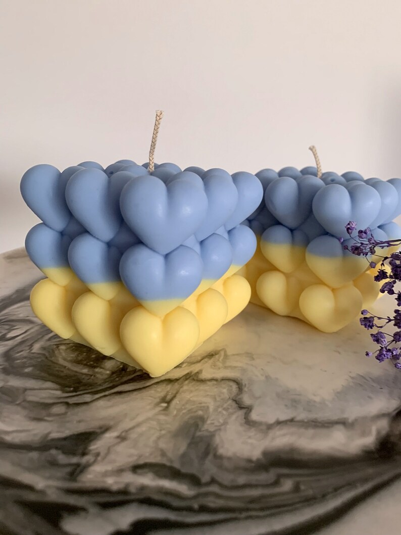 Slava Ukraini Ukrainian Support Candle DONATE to STAND With Etsy