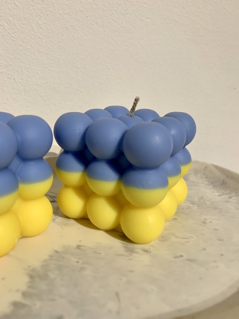 Slava Ukraini Ukrainian Support Candle DONATE to STAND With Etsy