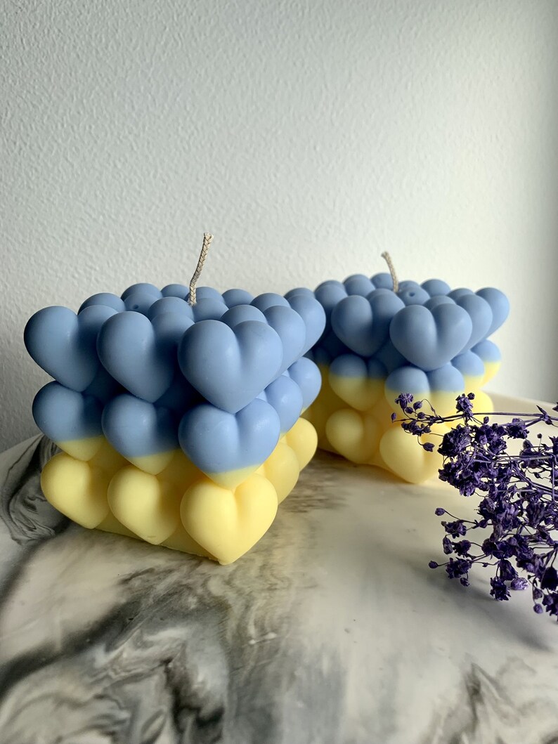 Slava Ukraini Ukrainian Support Candle DONATE to STAND With Etsy