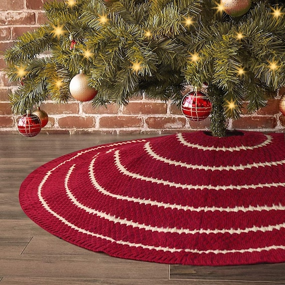 Northlight 48-inch Gold And Burgundy Velvet Christmas Tree Skirt : Target