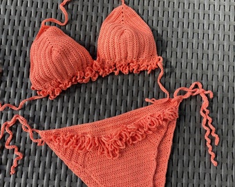 Gehäkeltes Bikini Set/ sexy Bikini mit Details
